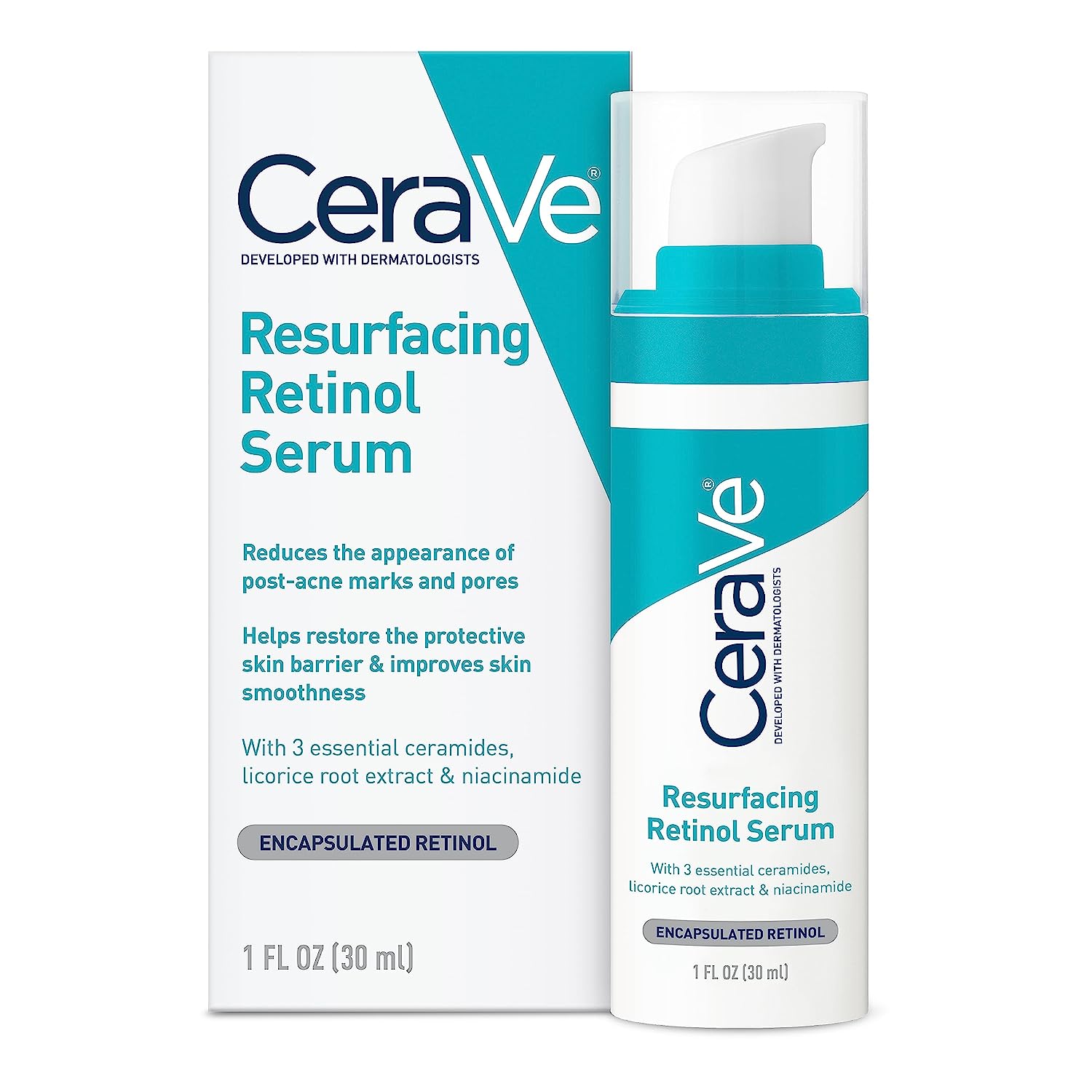 CeraVe resurfacing retinol serum